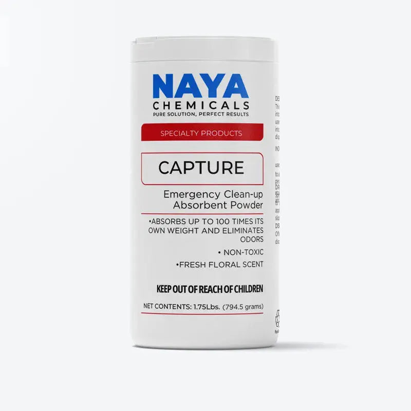 CAPTURE ABSORBENT FOR WET SPILLS Naya Chemicals